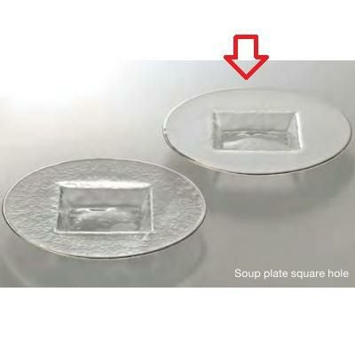 スーププレート (スクエアホール)_フロスト