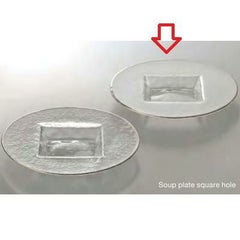 スーププレート (スクエアホール)_フロスト