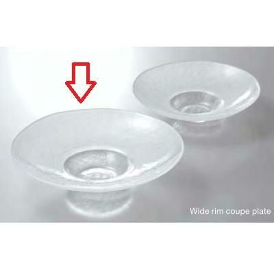 ワイドリムクーププレート 28.5cm_フラストプラチナライン