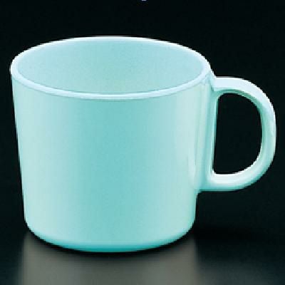 無地食器 カラー柄付コップ ブルー