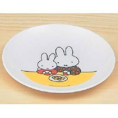 CM-6C 【関東プラスチック】 子供食器 ミッフィー miffy's bicycle 丸皿 miffybicycle