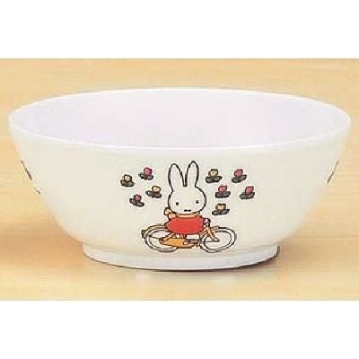 CM-8C 【関東プラスチック】 子供食器 ミッフィー miffy's bicycle 汁椀 身 miffybicycle