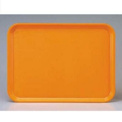 マックストレー 長手盆(シボ付) オレンジ