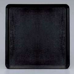 マックストレー 角盆(シボ付) 黒