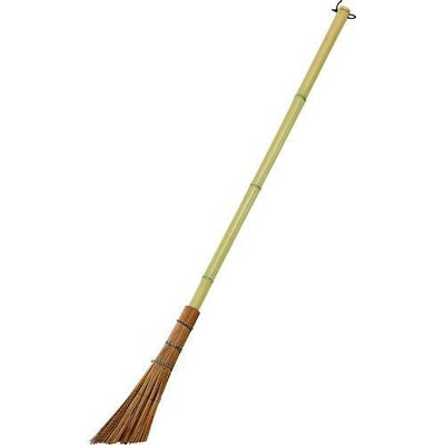 TRUSCO 竹ひご箒 全長1440mm 柄104mm