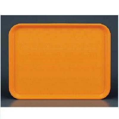 ポリプロトレー 長手盆(シボ付) オレンジ
