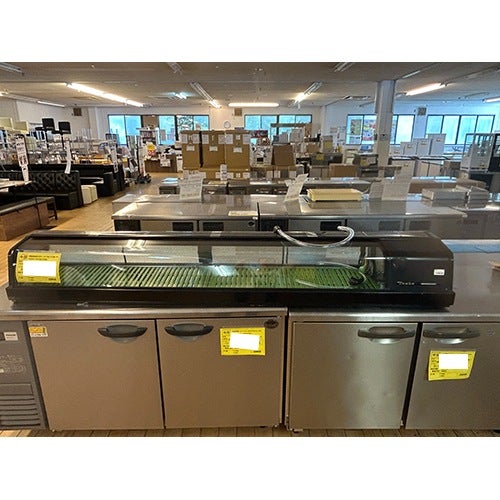 中古】恒温高湿ネタケース ホシザキ FNC-210BL-R 幅2100×奥行350×高さ