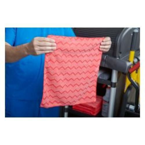 ラバーメイド マイクロファイバー・クロス 多目的用 レッド