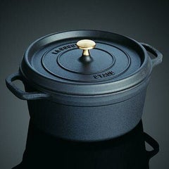 ストウブ ピコ・ココット 丸(黒)40509-863 30cm