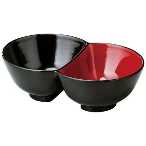 255ツイン丼 朱/黒ツートン