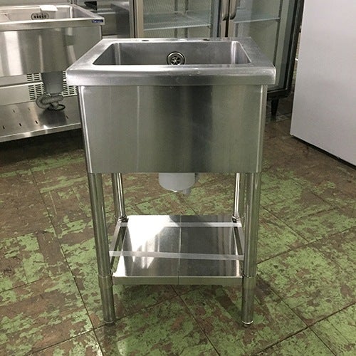 中古】一槽シンク BGなし タニコー 幅550×奥行450×高さ800 【送料別途