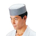 丸型帽子 SK70-1 紺ストライプ L