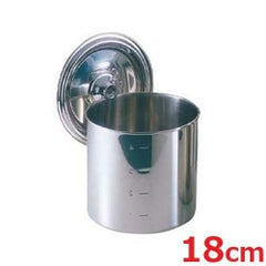 EBM 18-8 キッチンポット/寸胴鍋 18cm 手無