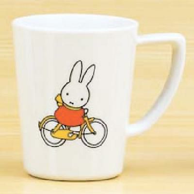 M-1302C1 【関東プラスチック】 子供食器 ミッフィー miffy's bicycle モーニングカップ miffybicycle