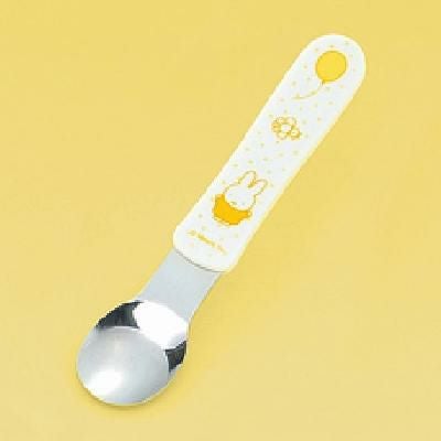 M-1408DM 【関東プラスチック】 子供食器 ミッフィー dots miffy スプーン イエロー dotsmiffy