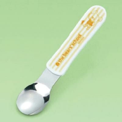 メラミン食器 子供食器 くまのがっこう スプーン イエロー M-1408JL-Y