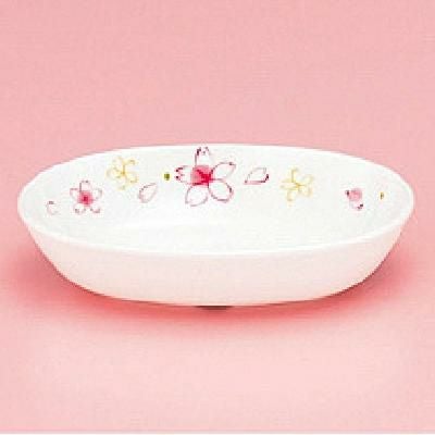 さくら 小判深皿