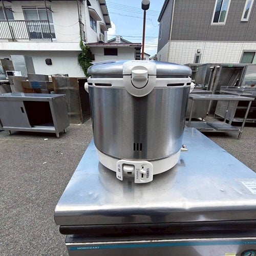 中古】ガス炊飯器 (1升炊き) パロマ PR-18EF'25 幅288×奥行300×高さ322