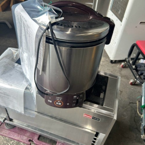 中古】ガス炊飯器 リンナイ(Rinnai) RR-100VQ(DB) 幅309×奥行277×高さ