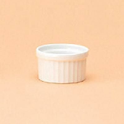 M-2528 【関東プラスチック】 メラミン洋食器 ブラン ミニココット ホワイト