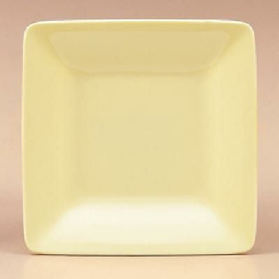 スクエアプレート 正角皿 イエロー
