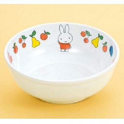 M-50FR 【関東プラスチック】 子供食器 ミッフィー miffy furuit ラーメン丼 miffyfuruit