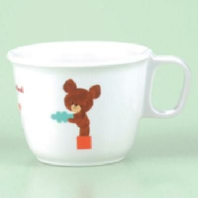 M-555J 【関東プラスチック】 子供食器 くまのがっこう マグカップ くまのがっこう