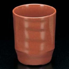 みさと 湯呑 朱泥