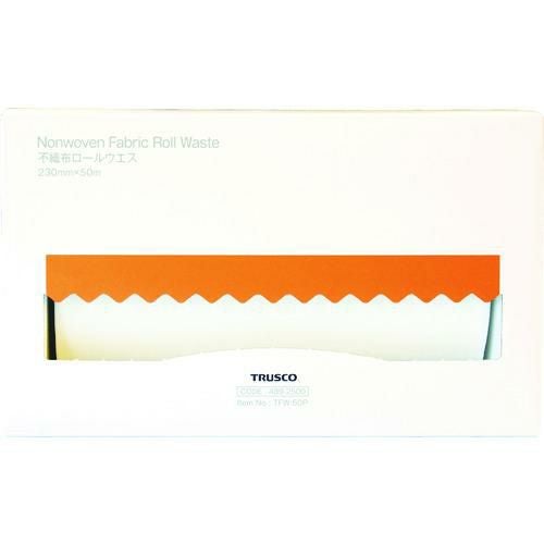 TRUSCO 不織布ロールウエス 230mm×50m ポップアップボックス