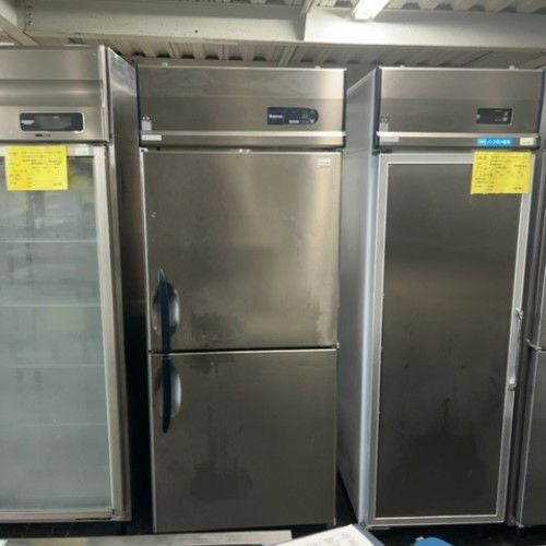 業界最長1年保証】【中古】縦型冷凍庫 大和冷機 201LSS-EC 幅750×奥行