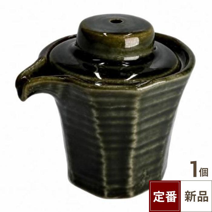【飲食店定番】織部釉 ソギ醤油差し (50ml)