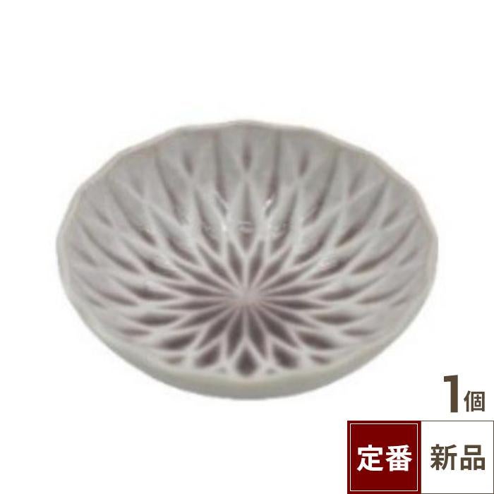 【飲食店定番】彩華小皿 ムラサキ貫入 (8.3cm)