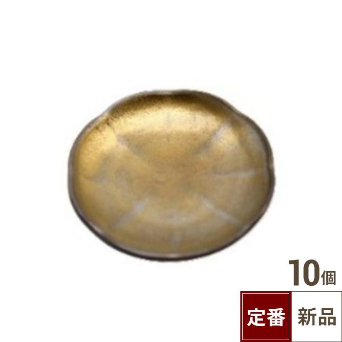 【飲食店定番】花型箸置 ゴールド (4.7cm) 10入