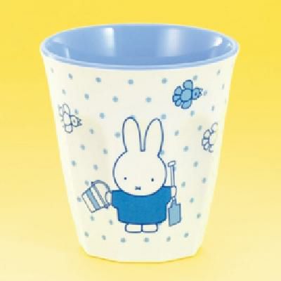 MW-280DM 【関東プラスチック】 子供食器 ミッフィー dots miffy カップ ブルー dotsmiffy
