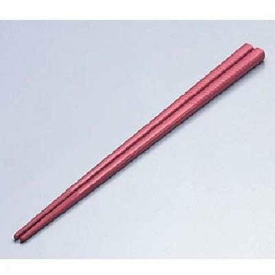 21.5cm彫刻入箸(すべり止め) ローズ