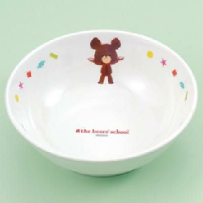 CM-51J 【関東プラスチック】 子供食器 くまのがっこう ラーメン鉢 くまのがっこう