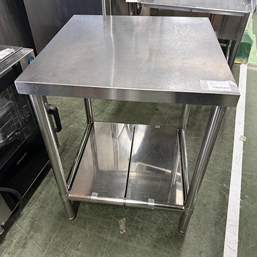 中古】作業台 BGなし 幅600×奥行600×高さ800 【送料別途見積】【業務用