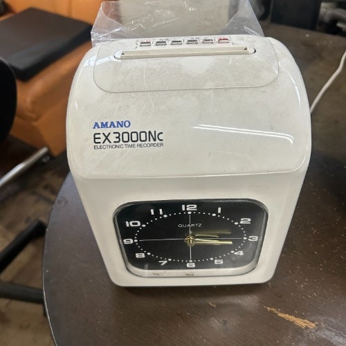 中古】タイムレコーダー アマノ EX3000Nc 幅190×奥行127×高さ224