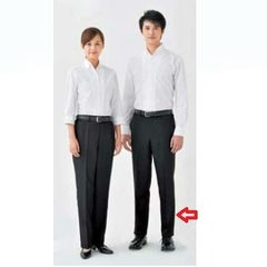男性用ノータックパンツ WL1480-9 LL