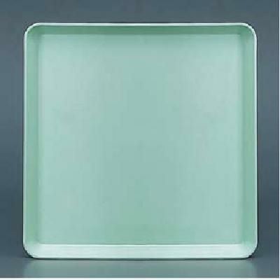 ポリプロトレー 角盆(シボ付) 青磁