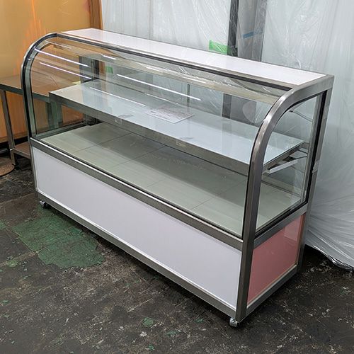 【業界最長1年保証】【中古】対面冷蔵ショーケース 大穂製作所 OHGU-Sf-1500B 幅1500×奥行500×高さ950 【送料別途見積】【新宿店在庫】