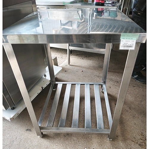 中古】作業台 BGなし 幅600×奥行600×高さ850 【送料別途見積】【業務用