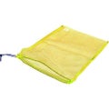 TRUSCO メッシュ袋 小 1枚入 39×55cm 目合4mm 黄色