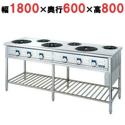 電気テーブルレンジ(シーズヒーター式)/6口