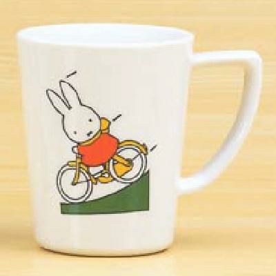 M-1302C2 【関東プラスチック】 子供食器 ミッフィー miffy's bicycle モーニングカップ miffybicycle