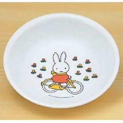 M-1305C 【関東プラスチック】 子供食器 ミッフィー miffy's bicycle 深皿 miffybicycle