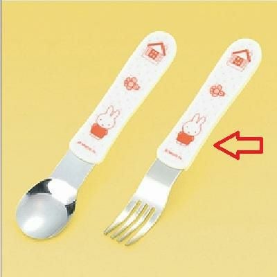 M-1409DM 【関東プラスチック】 子供食器 ミッフィー dots miffy フォーク レッド dotsmiffy