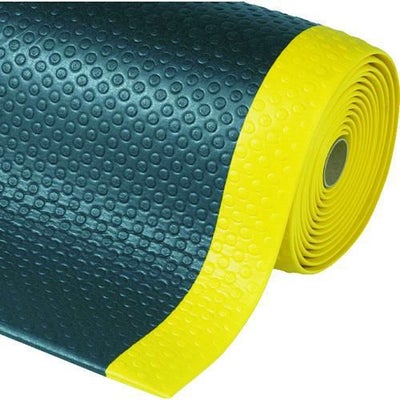 NOTRA× 疲労軽減マット バブルソフトレッド ブラック＆イエロー 600×910