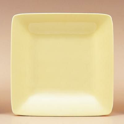 スクエアプレート 正角皿 イエロー