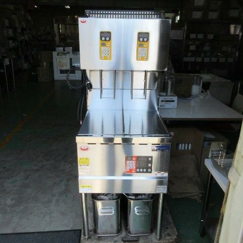 MEF-18WE 【マルゼン】 電気フライヤー 18L×2 2槽式 幅900×奥行600×高